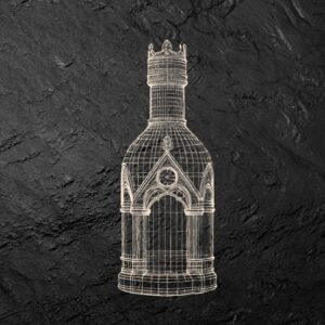 Creative boutique wine bottle design
