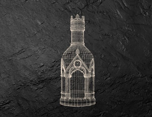 Creative boutique wine bottle design