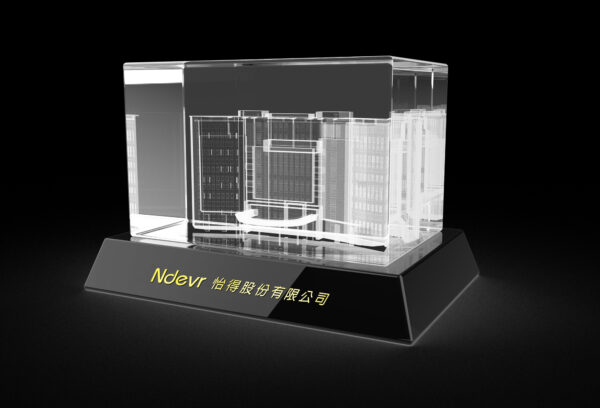 Crystal 3D carving design